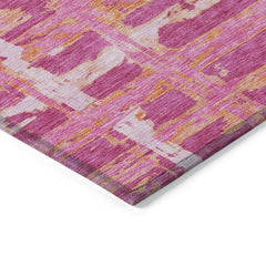 Indoor/Outdoor Area Rug, 9 x 12 ft, Striped Polyester