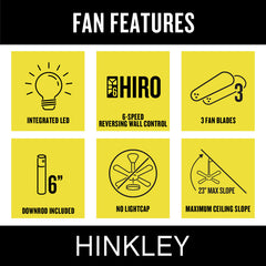 Indoor Outdoor Smart Ceiling Fan with LED Light, 52 in, Graphite
