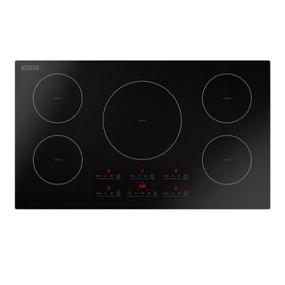 Built-In Induction Cooktop, 36 in with 5 Elements in Black