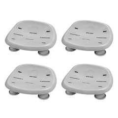 Inflatable Hot Tub, Grenada, 8-Person with 4 Seats in Gray