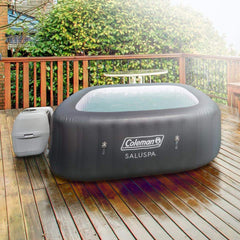Inflatable Hot Tub, Hawaii, 6-Person with 140 Jets in Gray