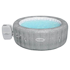 Inflatable Hot Tub, Honolulu, Round with 140 Jets in Gray