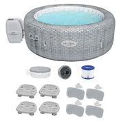 Inflatable Hot Tub, Milan, 6-Person AirJet with 4 Seats and 4 Pillows