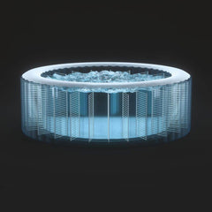 Inflatable Hot Tub, PureSpa Plus, 6-Person with 170 Jets and 2 Seats