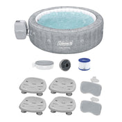 Inflatable Hot Tub, Sicily, AirJet with Seats and Pillows in Gray