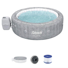 Inflatable Hot Tub, Sicily, AirJet with Seats and Pillows in Gray