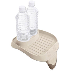Inflatable Hot Tub Spa, PureSpa Greywood, 6-Person with 4 Drink Trays in Gray