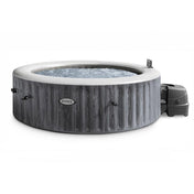 Inflatable Hot Tub with Cover, 6-Person, 170 Jets in Gray