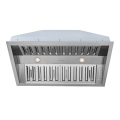 Insert Range Hood, Convertible, 34 Inch, Stainless Steel