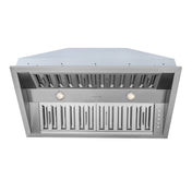 Insert Range Hood, Convertible, 34 Inch, Stainless Steel