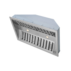Insert Range Hood, Convertible, 34 Inch, Stainless Steel