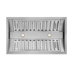 Insert Range Hood, Convertible, 34 Inch, Stainless Steel
