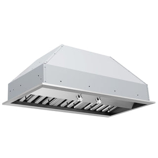 Insert Range Hood, Convertible, Baffle Filters, LED Light, Stainless Steel