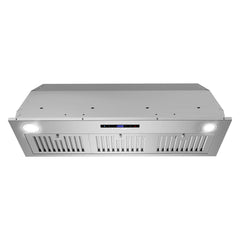 Insert Range Hood, Lumin, 36 in., Ducted, Touch Controls, Stainless Steel