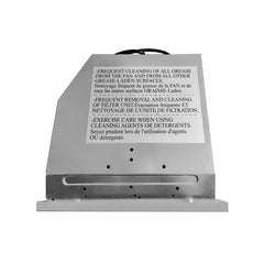 Insert Range Hood, Lumin, 36 in., Ducted, Touch Controls, Stainless Steel