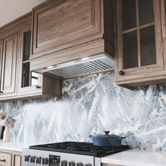 Insert Range Hood, Monsoon Mini II, 30 in., 600 CFM, LED Lights, Stainless Steel