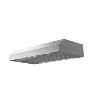 Insert Range Hood, Monsoon Mini II, 36 In., LED Lights, Stainless Steel
