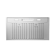 Insert Range Hood, Monsoon Mini II, 36 In., LED Lights, Stainless Steel