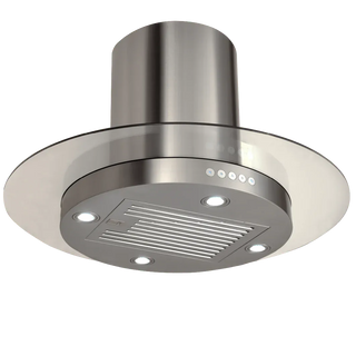 Island Range Hood, 36-inch with 550 True-CFM in Stainless Steel