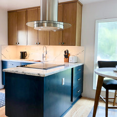Island Range Hood, 36-inch with 550 True-CFM in Stainless Steel