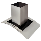 Island Range Hood, 36 Inches Wide in Stainless Steel
