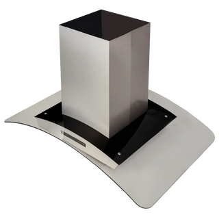 Island Range Hood, 36 Inches Wide in Stainless Steel