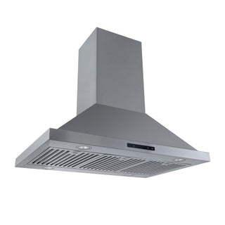 Island Range Hood, 36 Inches Wide with 550 CFM in Stainless Steel