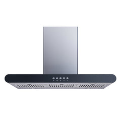 Island Range Hood, Convertible, 36 in., Stainless Steel