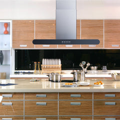 Island Range Hood, Convertible, 36 in., Stainless Steel