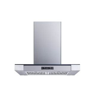 Island Range Hood, H155C Series, Convertible in Stainless Steel