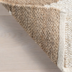 Jute Area Rug, 7'6" x 9'6" Rectangle in Beige