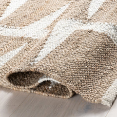 Jute Area Rug, 7'6" x 9'6" Rectangle in Beige