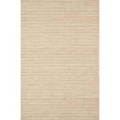 Kilim Area Rug, 108 x 144 in with Beige and Tan Stripes