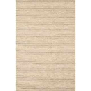 Kilim Area Rug, 108 x 144 in with Beige and Tan Stripes