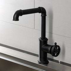 Kitchen Faucet, Belknap, Single-Handle 1-Hole in Matte Black