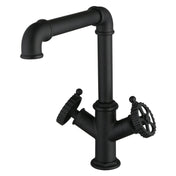 Kitchen Faucet, Fuller, Two-Handle 1-Hole in Matte Black