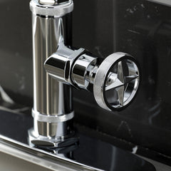 Kitchen Faucet, Ostro, Single Handle with Side Spray in Polished Chrome