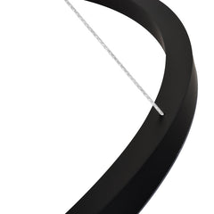 Kitchen Island Pendant Light with Matte Black Metal Finish