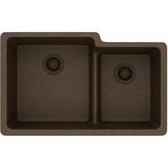 Kitchen Sink, Quartz Classic, Undermount, Double Basin, Mocha