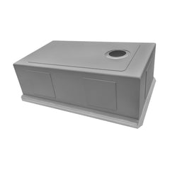 Kitchen Sink Workstation, Undermount, Offset Drain, 16 Gauge, 33-Inch, Stainless Steel