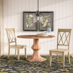 Room | The Kolvern Basiluzzo Cross-Back Chair Pair in a styled room