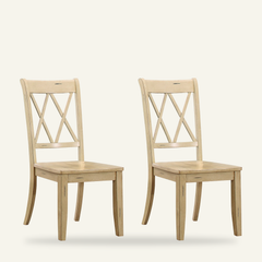 Product | The Kolvern Basiluzzo Cross-Back Chair Pair