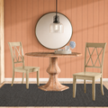 Kolvern Basiluzzo Cross Back Chair in a restyled supplier room | Pipeline B room-shell edit 3