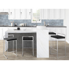 Room | The Kolvern Calogero Low Back Bar Stool Pair in a styled room
