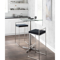 Room | The Kolvern Calogero Low Back Bar Stool Pair in a styled room