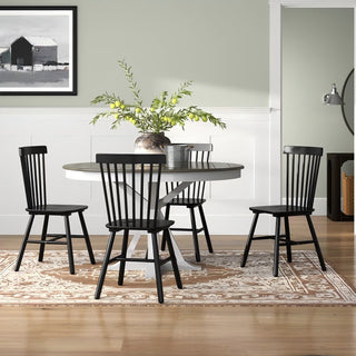 Kolvern Capofaro Wood Side Chair Set of 4