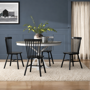 Kolvern Capofaro Wood Side Chair in a restyled supplier room | Pipeline B room-shell edit 2