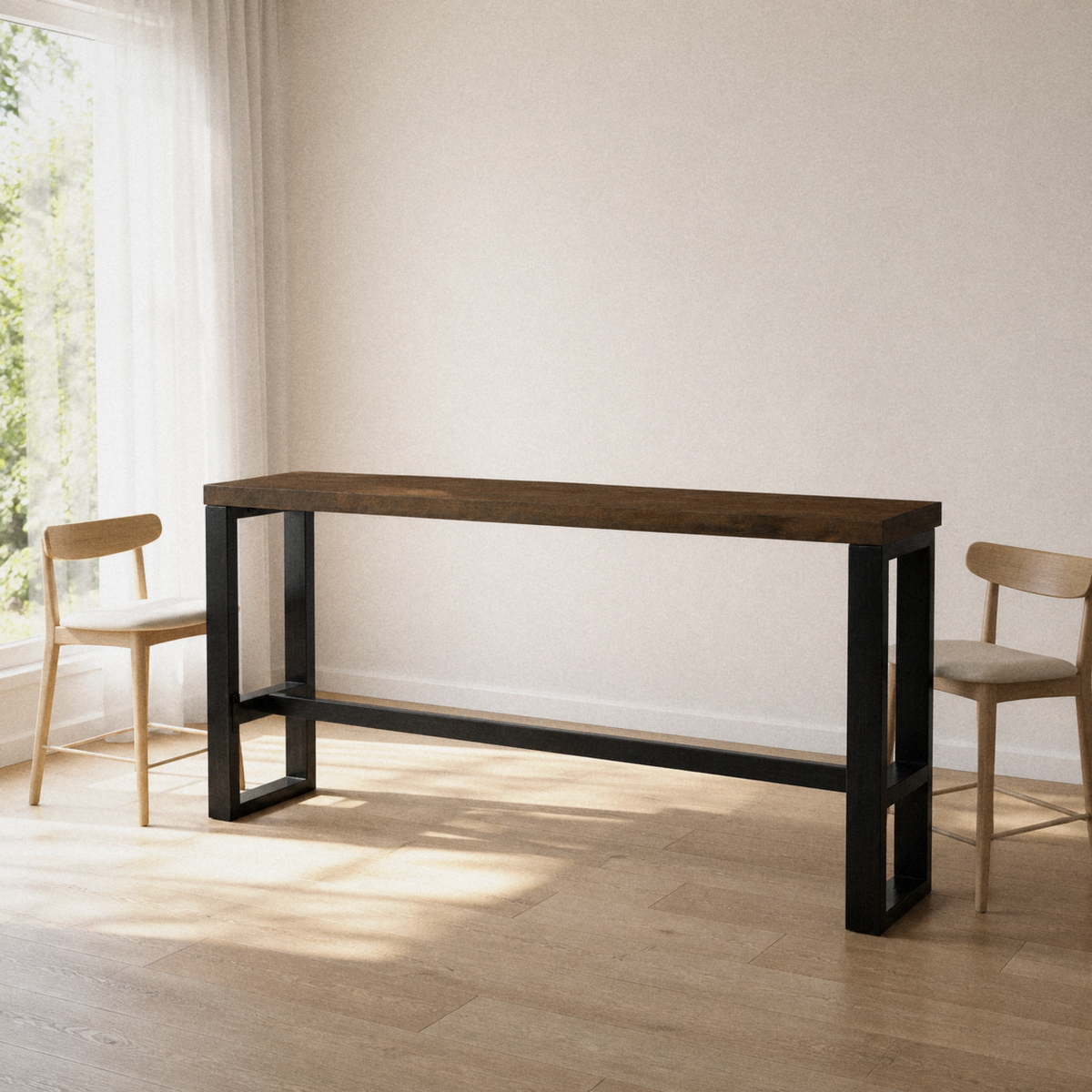 Kolvern Portella Metal Base Pub Table