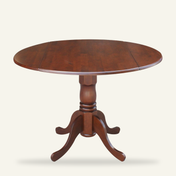 Kolvern Dattilo Round Pedestal Drop-Leaf Dining Table