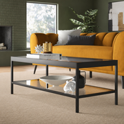 Kolvern Famjin Glass Coffee Table in a restyled supplier room | Pipeline B room-shell edit 1